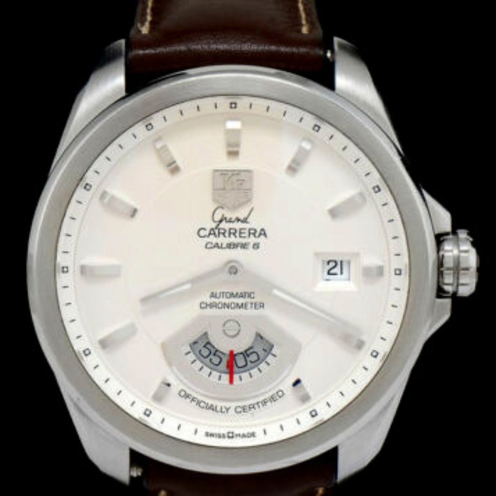 NEW TAG HEUER Grand Carrera Calibre 6 Watch WAV511B.FC6230 - box with papers